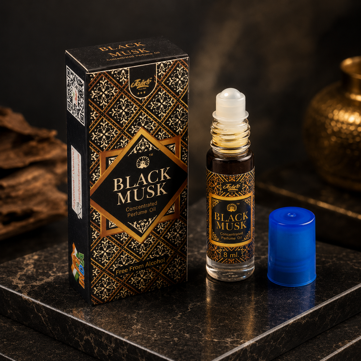 Black musk Roll on Perfume 8 ML - Jain Super Store