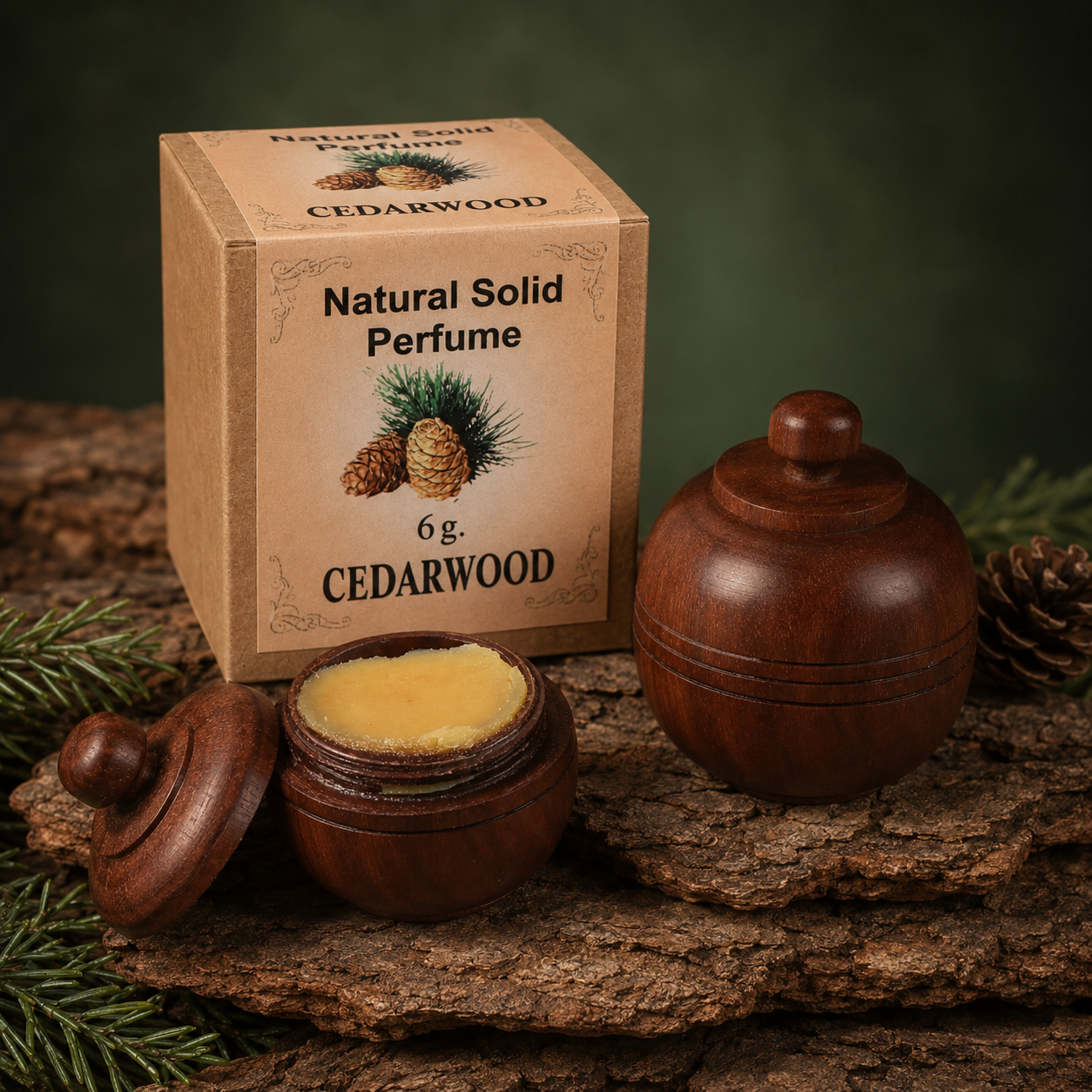 CEDAR WOOD - SOLID PERFUME ( WOODY ) - Jain Super Store