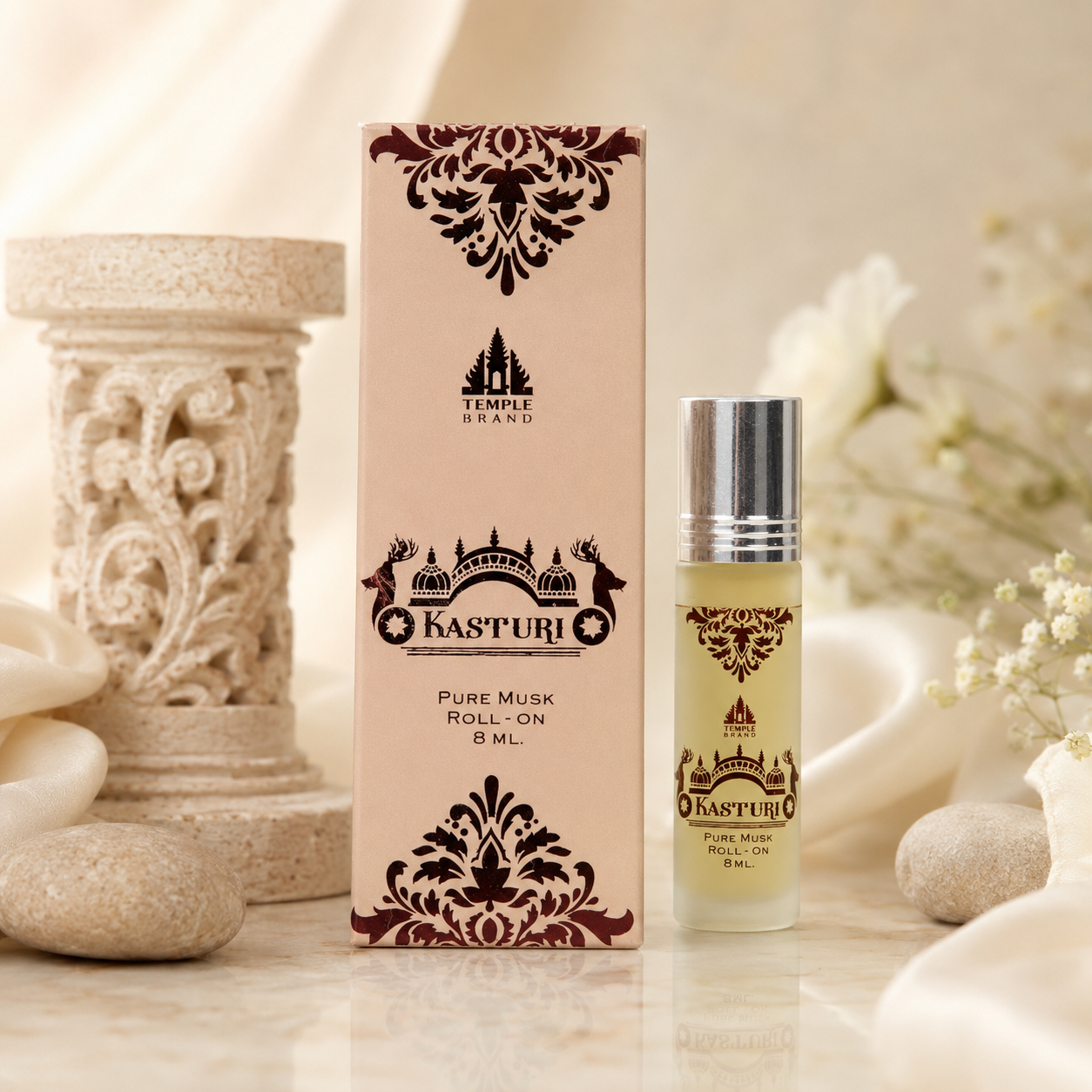 Orkay Pure Musk / Kasturi Oil Roll On (8 ML) - Jain Super Store