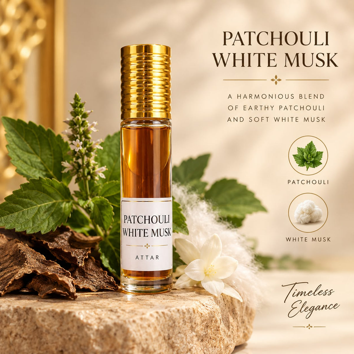 ATTAR PATCHOULI MUSK ( AGED PATCHOULI + WHTE MUSK ) - Jain Super Store