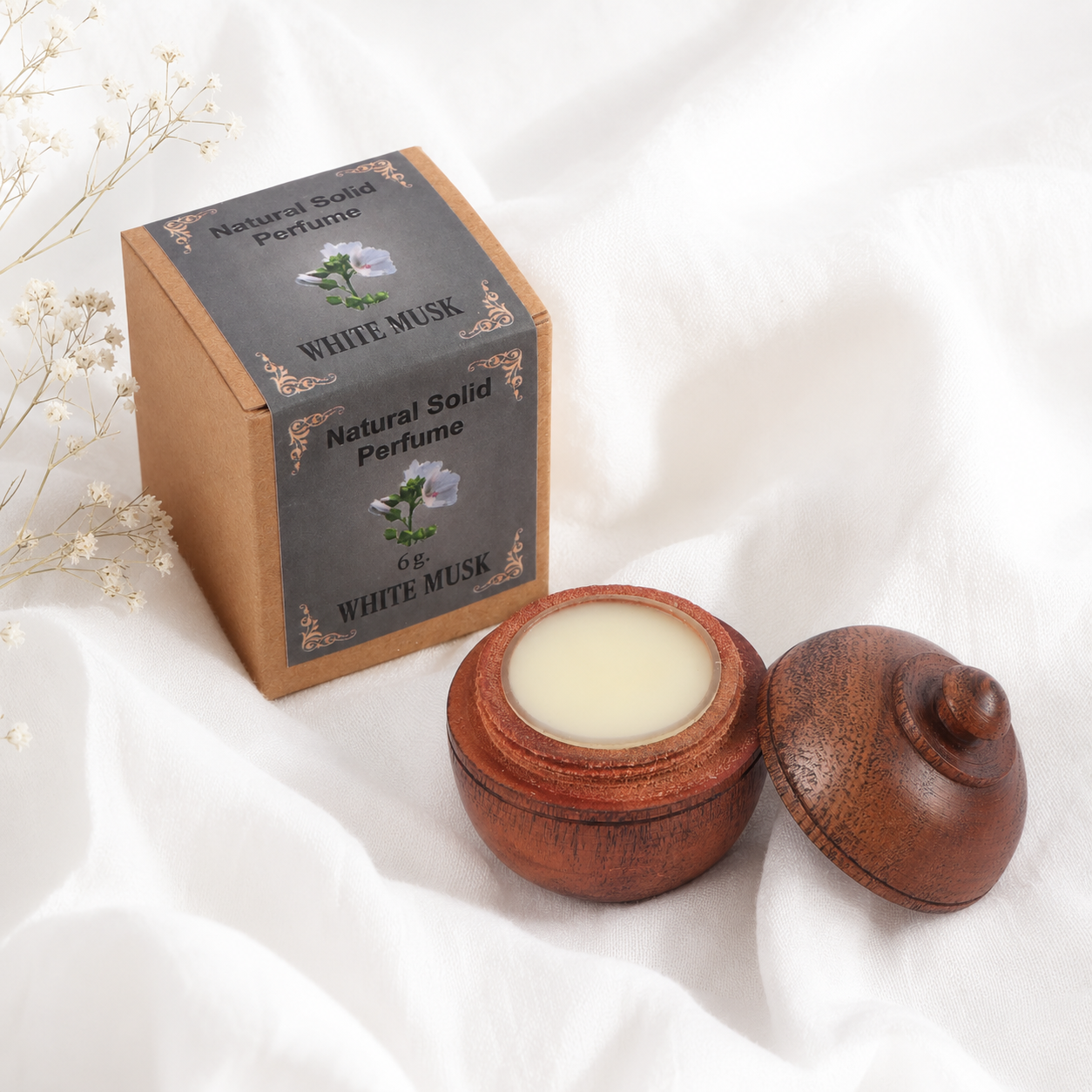WHITE MUSK - SOLID PERFUME ( MUSKY ) - Jain Super Store