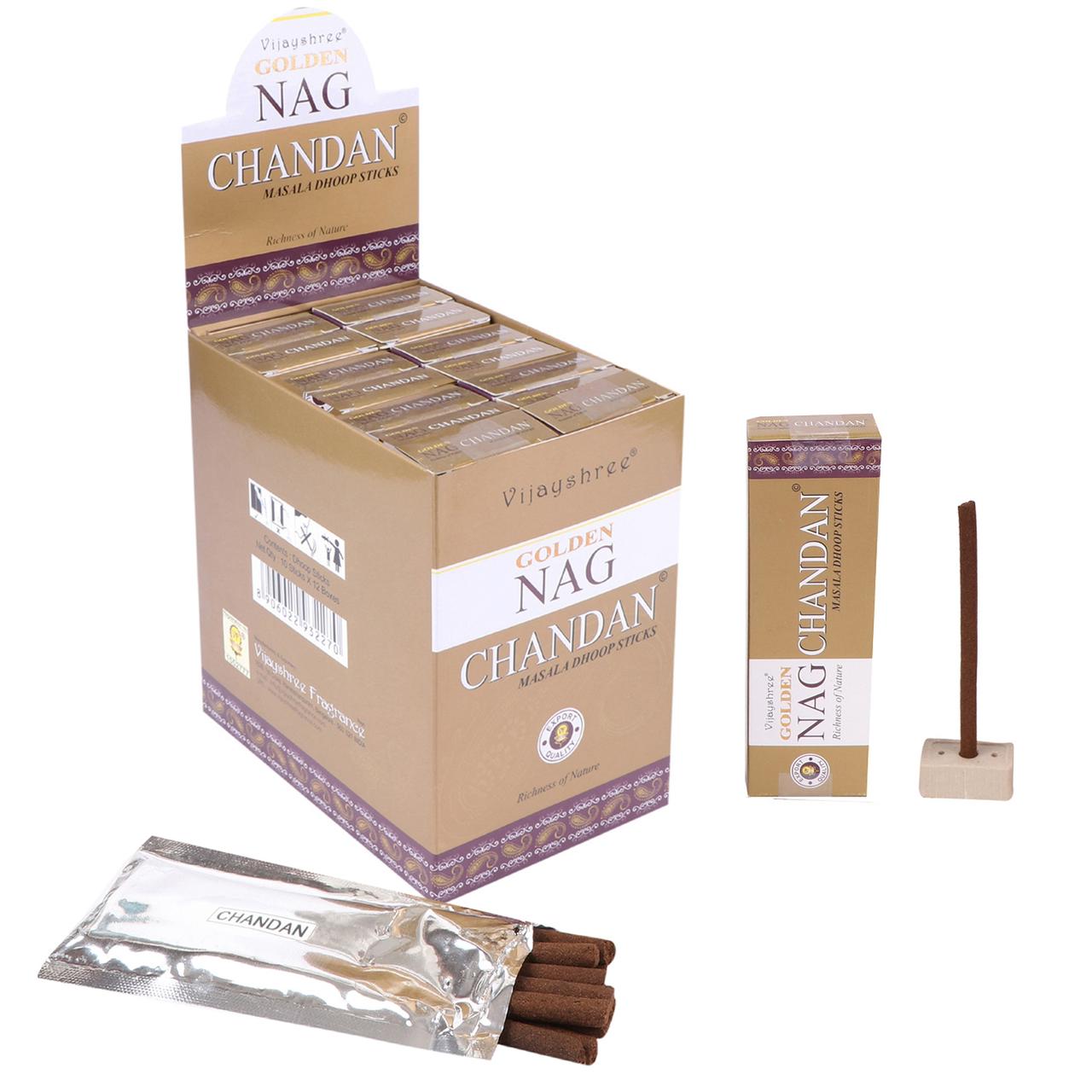 GOLDEN CHANDAN DHOOP STICKS