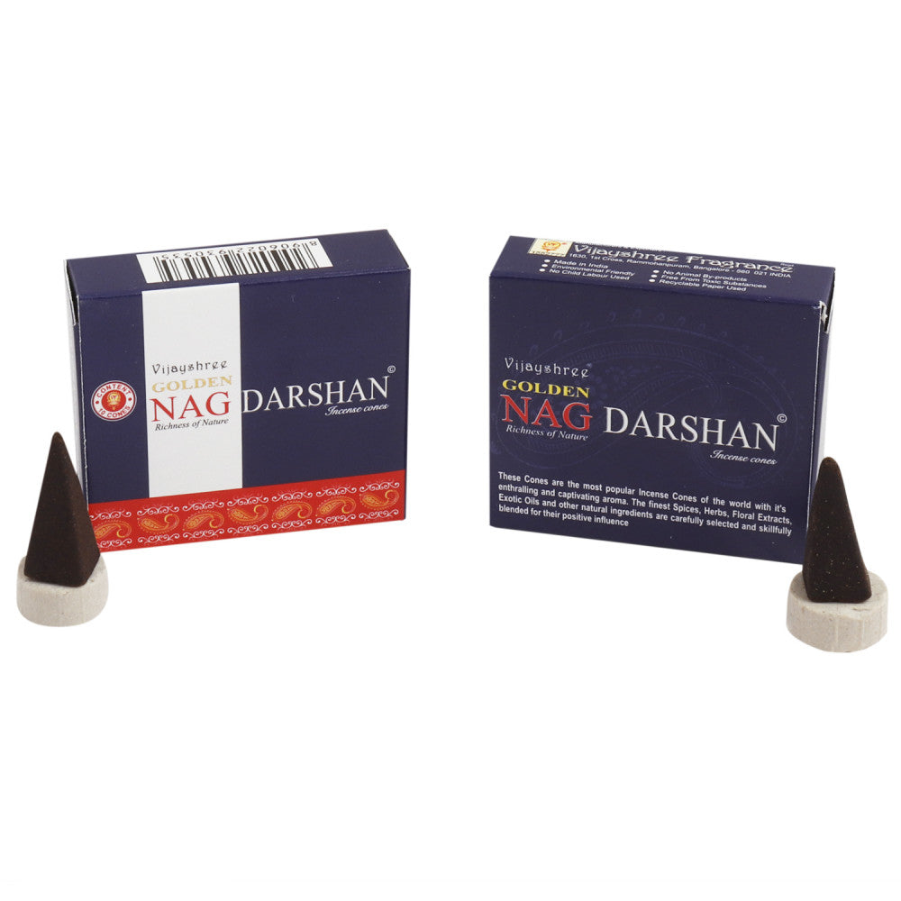 Golden Nag Darshan Cone Dozen Box