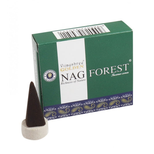 Golden Nag Forest Cone 10 Pc Pack