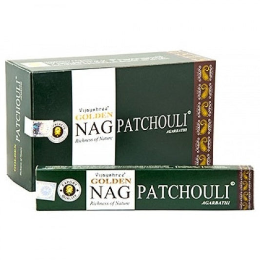 Golden Nag Patchouli Incense Sticks - Jain Super Store