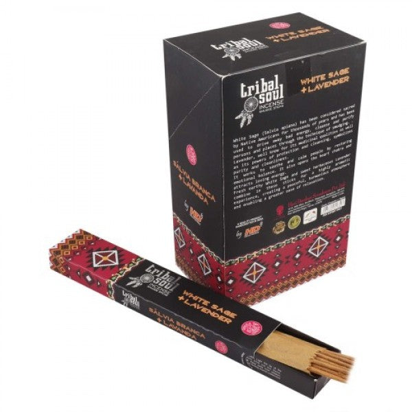 Hari Darshan Tribal Soul White Sage + Lavender 12 Pkt - Jain Super Store