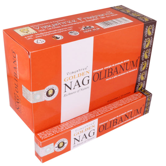 Golden Nag Olibanum 15 Gm Dozen Box