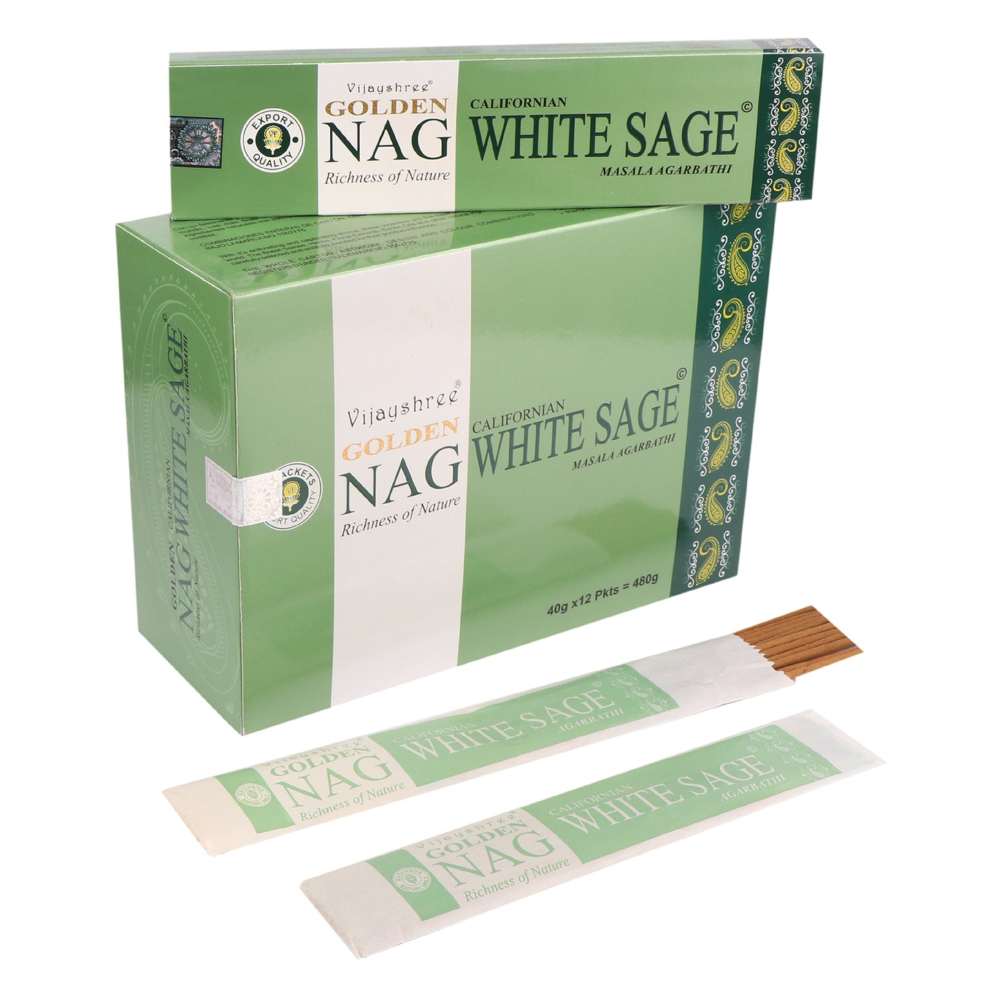 GOLDEN NAG WHITE SAGE 40 GMS