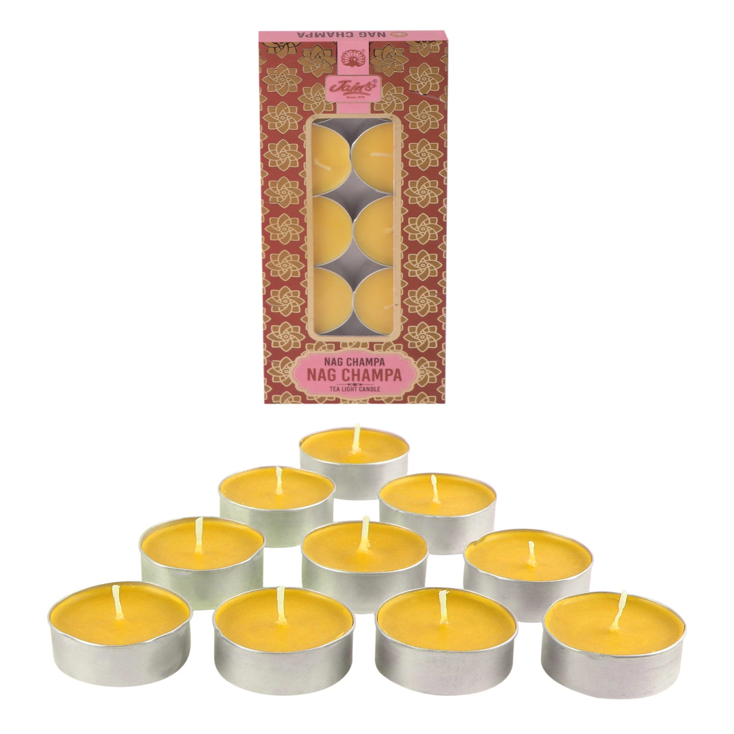 JAIN'S NAG CHAMPA TEA LIGHT CANDLES