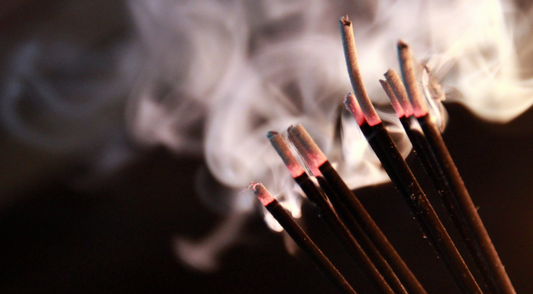 To a five-year-old, how do you explain an incense stick?