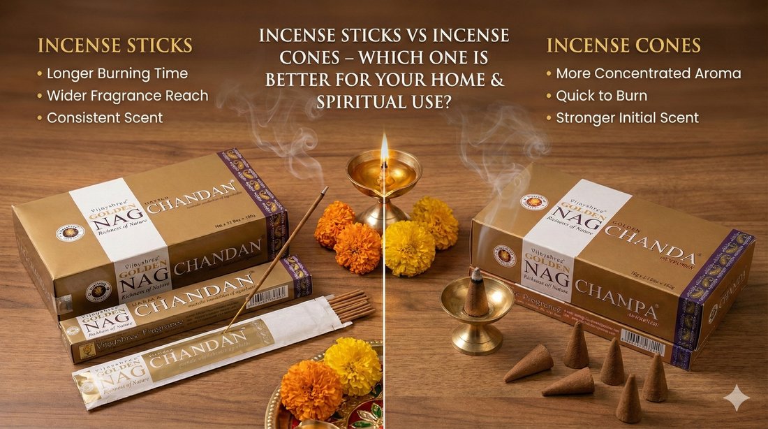 Incense Sticks vs Incense Cones – Which One Is Better for Your Home & Spiritual Use?