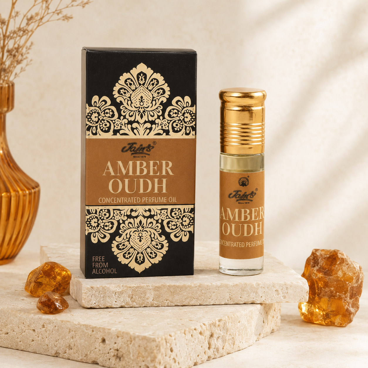 AMBER OUDH 8 ML ROLL ON - Jain Super Store