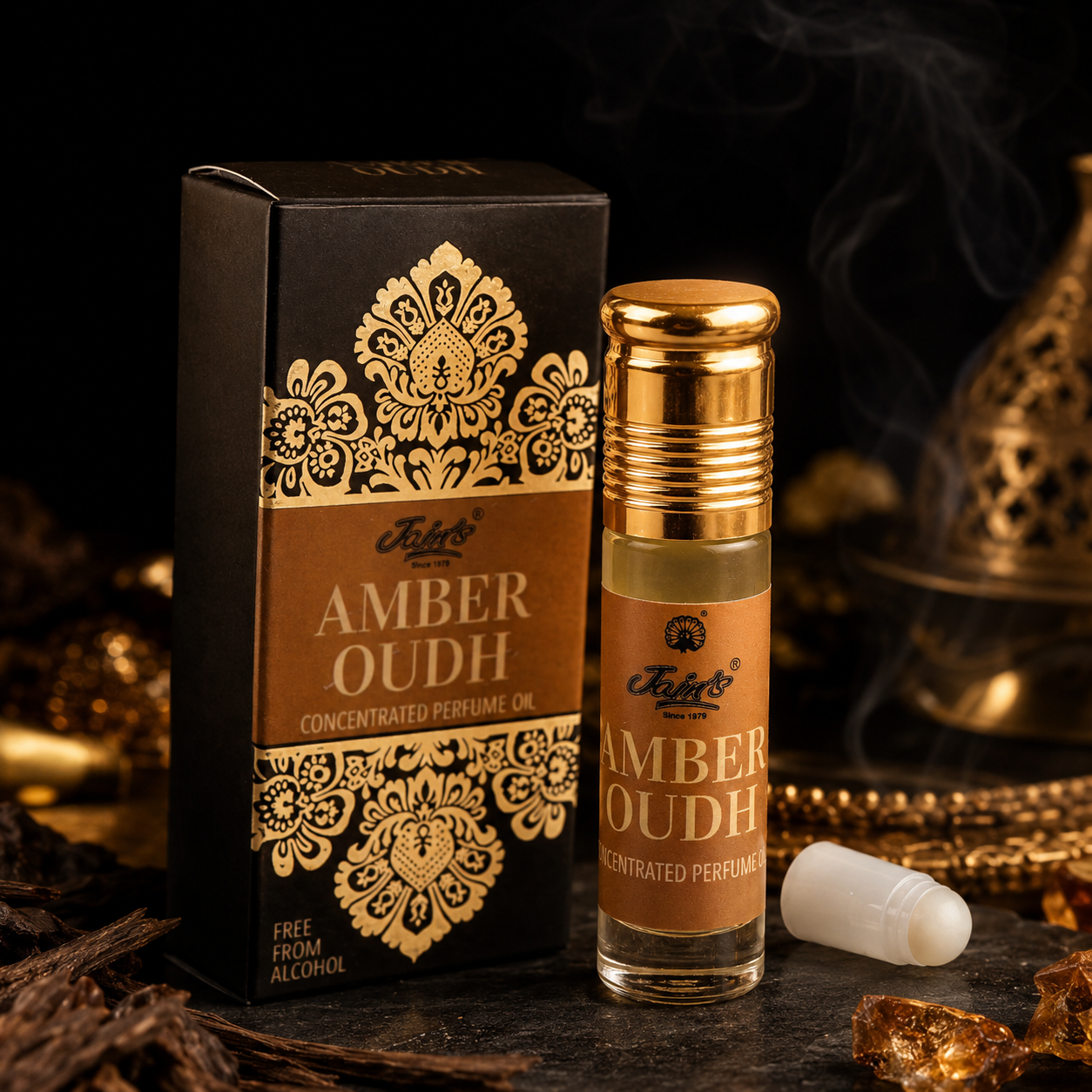 AMBER OUDH 8 ML ROLL ON - Jain Super Store