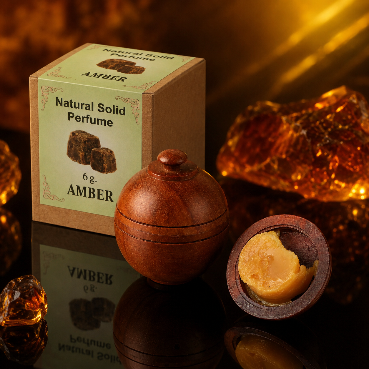 AMBER - SOLID PERFUME - Jain Super Store