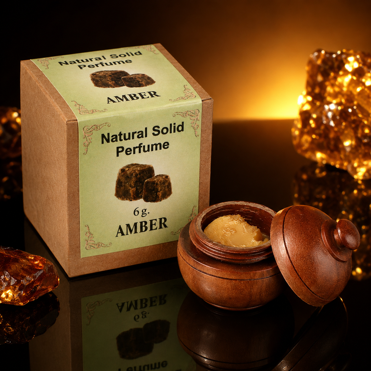 AMBER - SOLID PERFUME - Jain Super Store