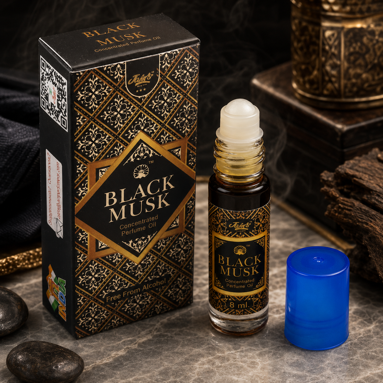 Black musk Roll on Perfume 8 ML - Jain Super Store