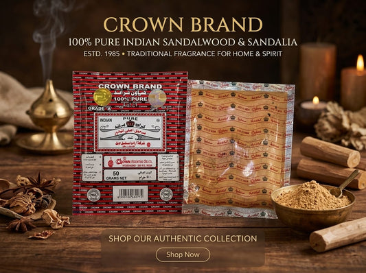 Crown Brand Sandal Wood Powder