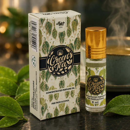 Green Tea Roll On Perfume - Jain Super Store