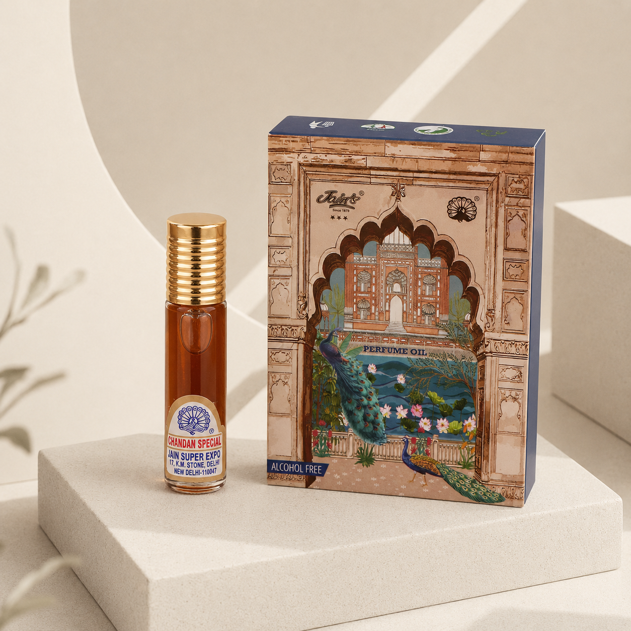 JAIN'S SPECIAL CHANDAN ATTAR ( SANDAL FRAGRANCE OIL ) 8 ML
