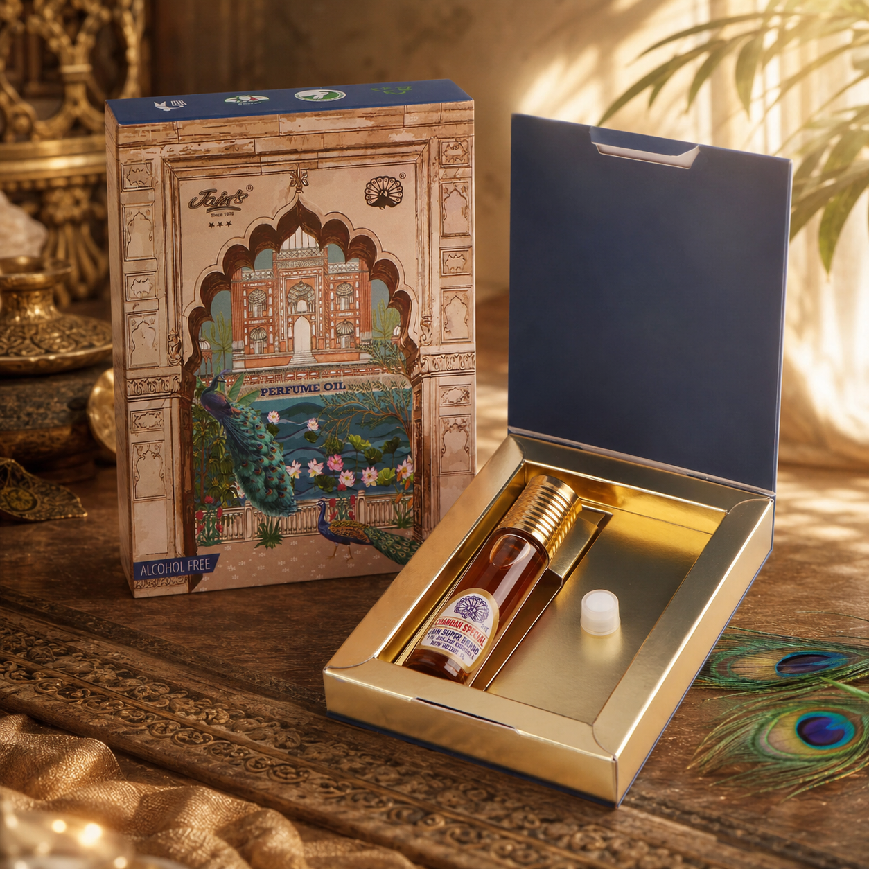 JAIN'S SPECIAL CHANDAN ATTAR ( SANDAL FRAGRANCE OIL ) 8 ML