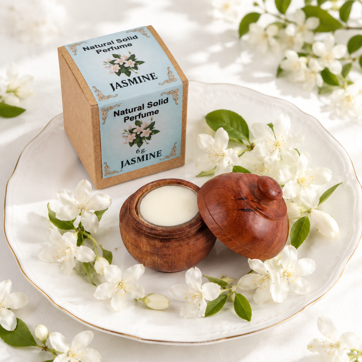 JASMINE - SOLID PERFUMES ( FLORAL FRAGRANCE ) - Jain Super Store