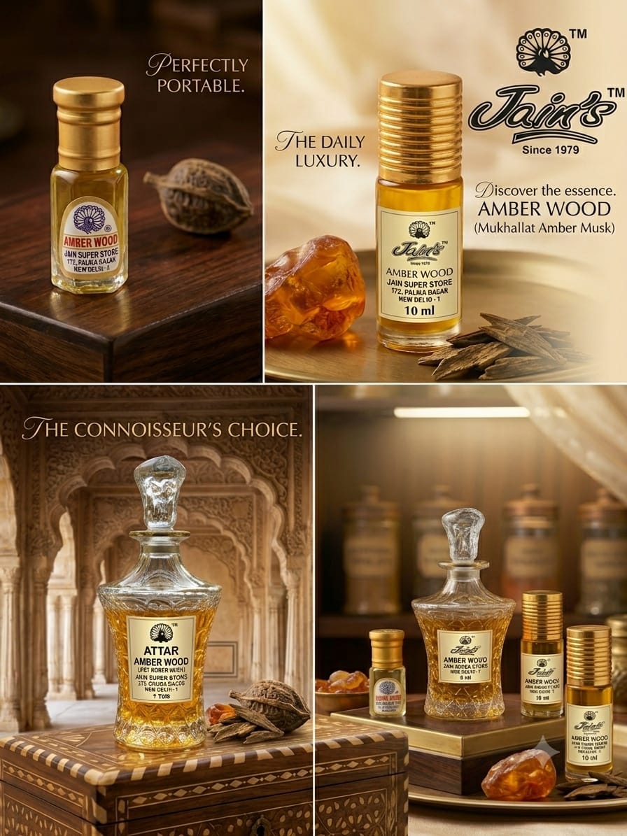 AMBER WOOD ( MUKHALLAT AMBER MUSK )
