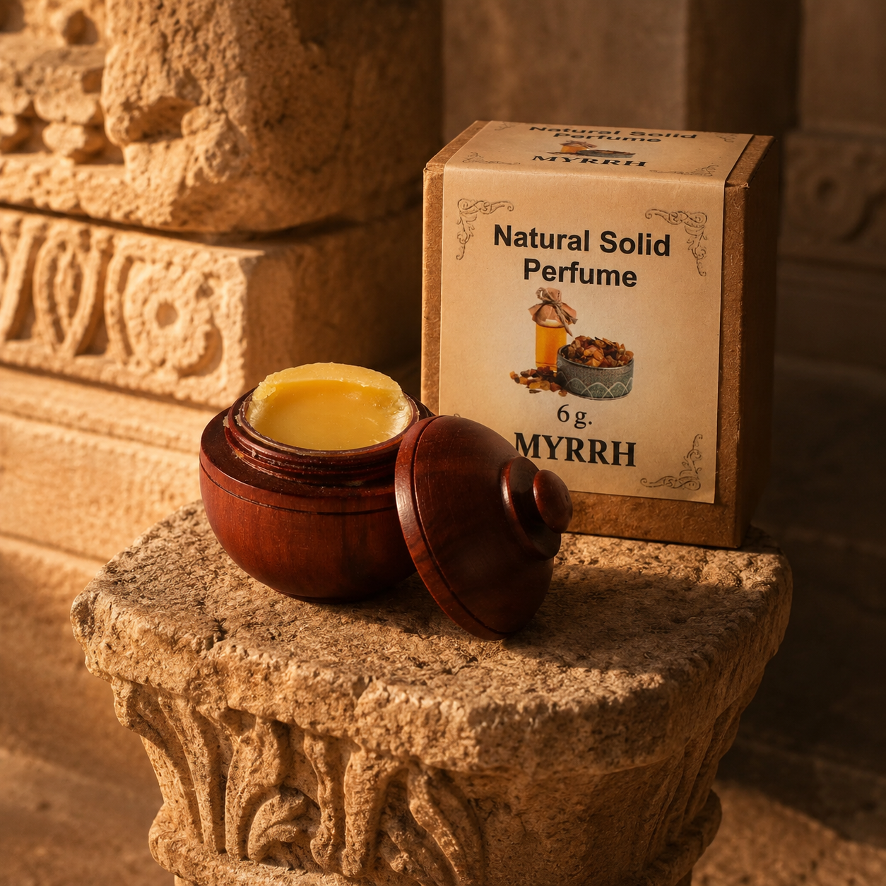 MYRRH - SOLID PERFUME ( WOODY FRAGRANCE ) - Jain Super Store