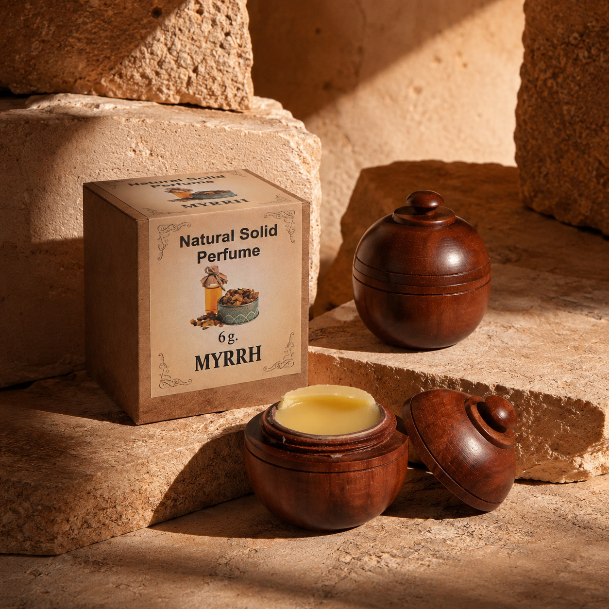 MYRRH - SOLID PERFUME ( WOODY FRAGRANCE ) - Jain Super Store