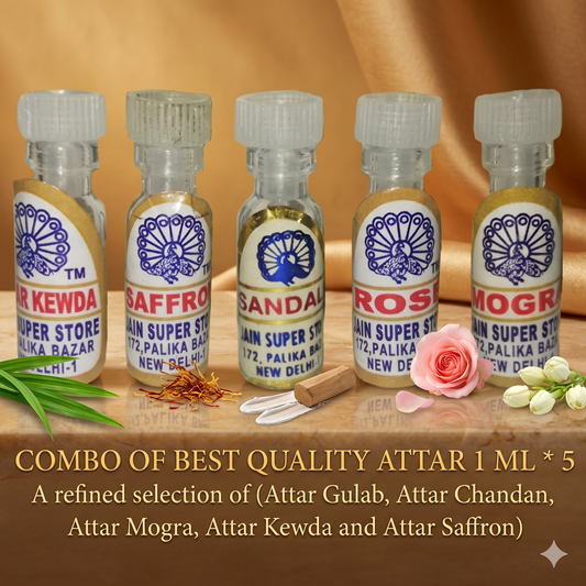 Natural Attar Combo (1 ML * 5 Fragrances)