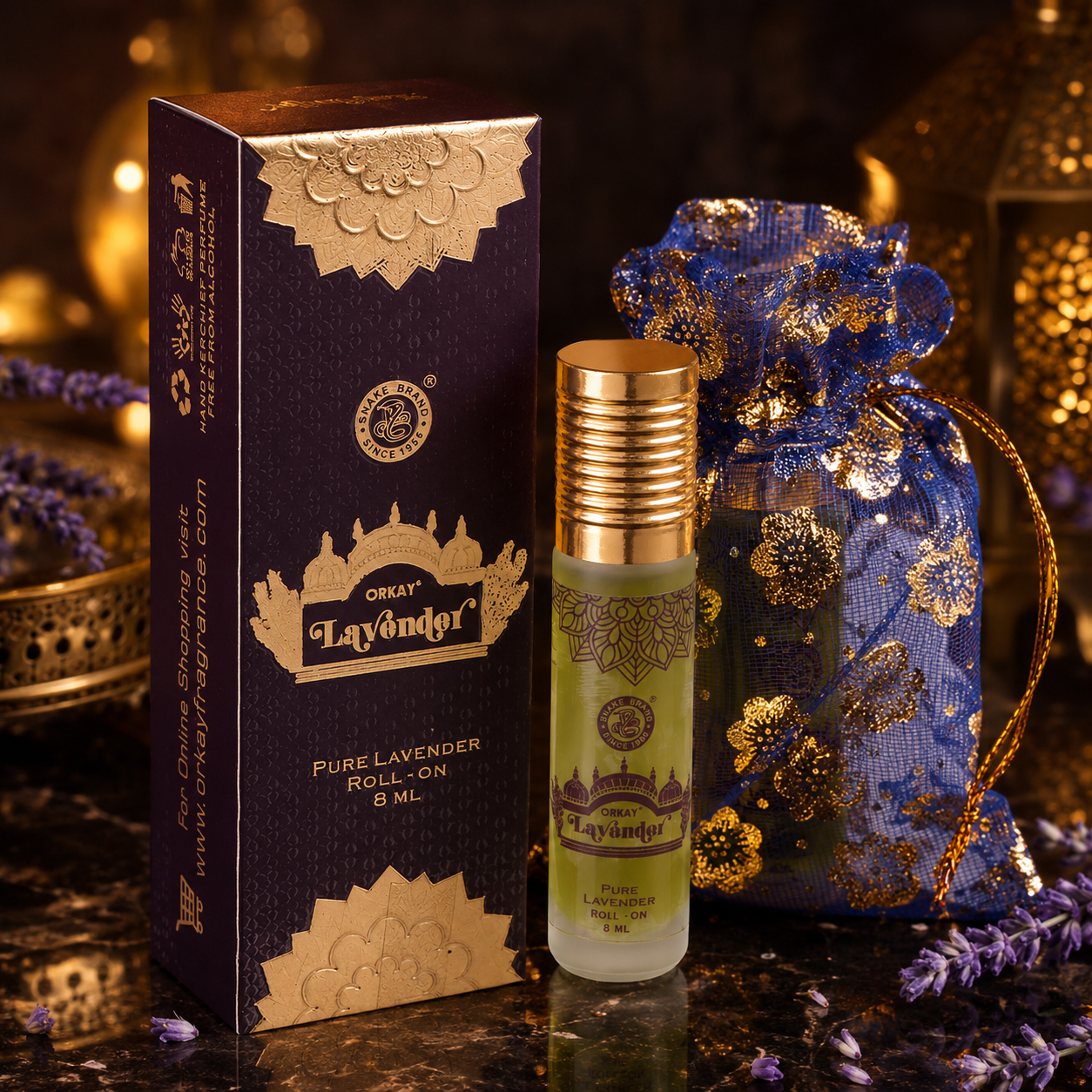 ORKAY LAVANDER ATTAR 8 ML - Jain Super Store