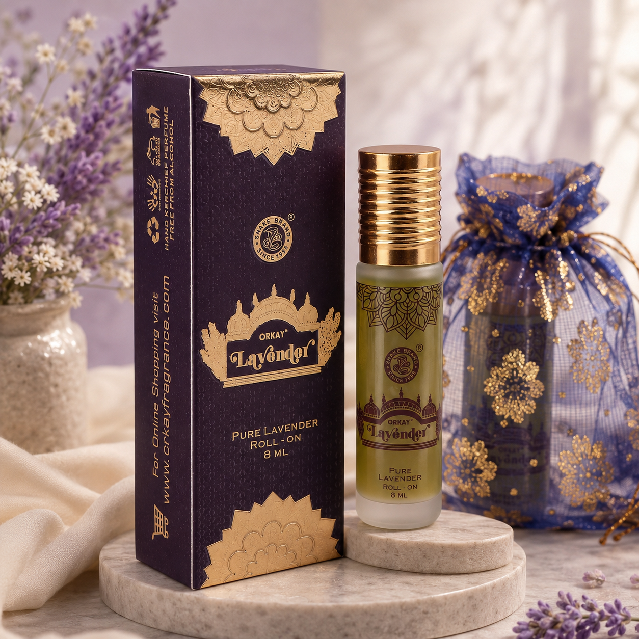 ORKAY LAVANDER ATTAR 8 ML - Jain Super Store