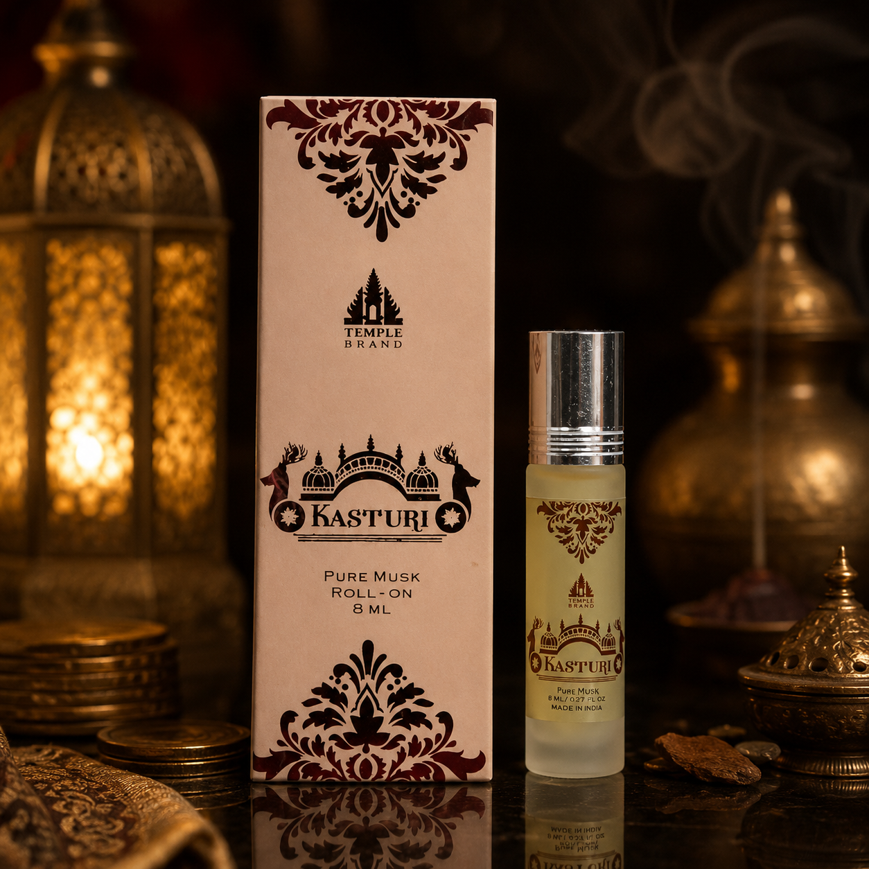 Orkay Pure Musk / Kasturi Oil Roll On (8 ML) - Jain Super Store