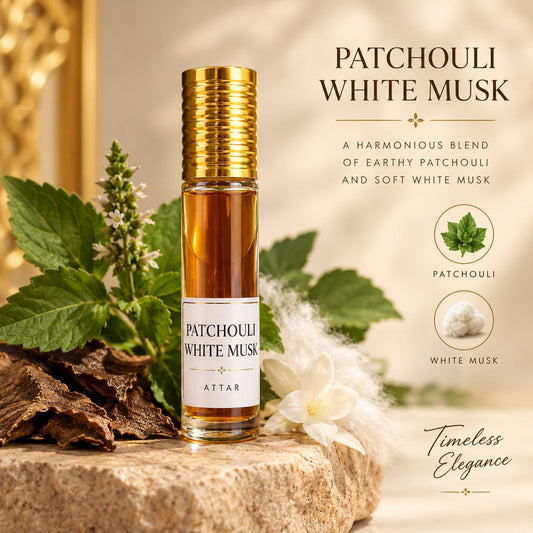 ATTAR PATCHOULI MUSK ( AGED PATCHOULI + WHTE MUSK ) - Jain Super Store