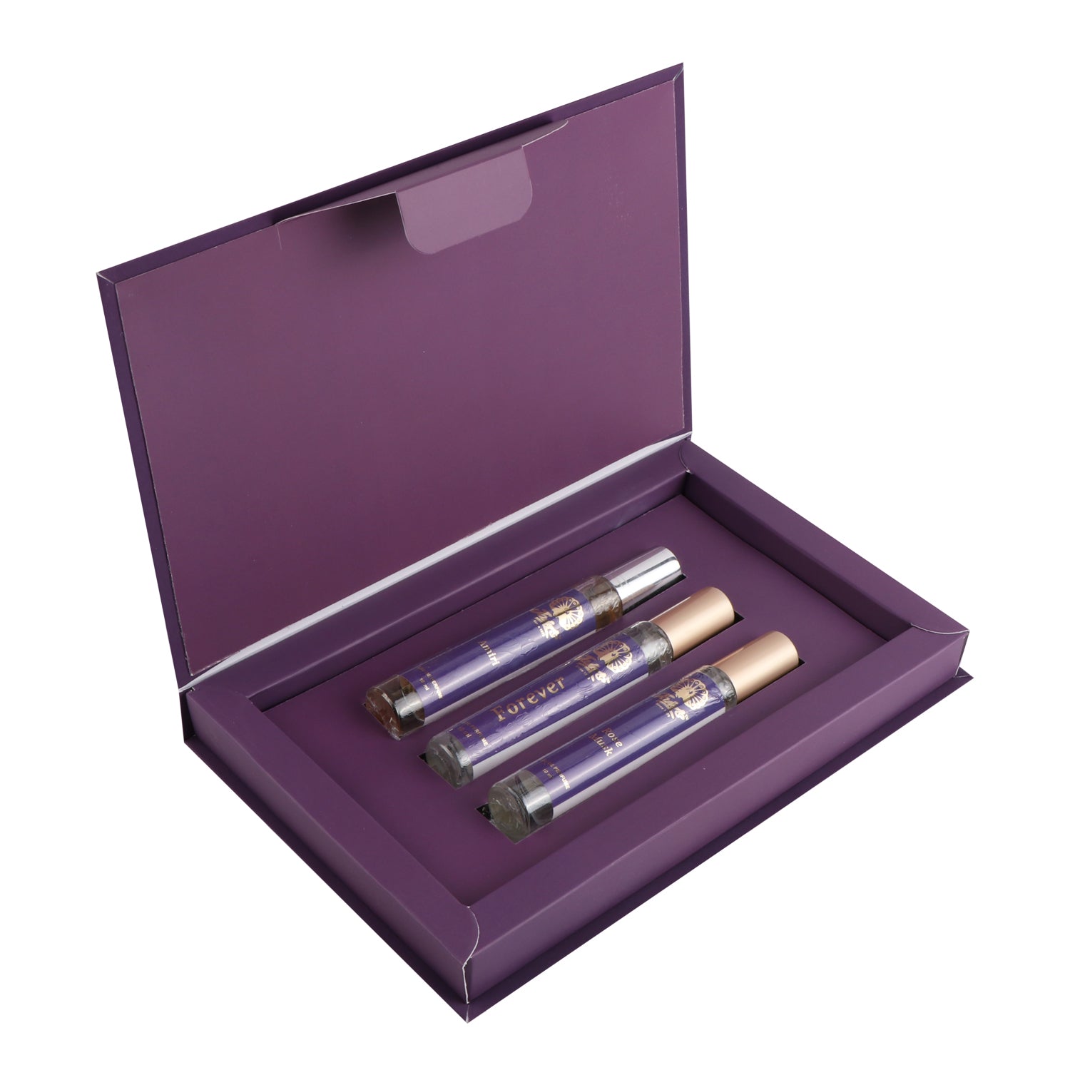 Perfume gift set 3 bottles - 10ml natural fragrance gift box India