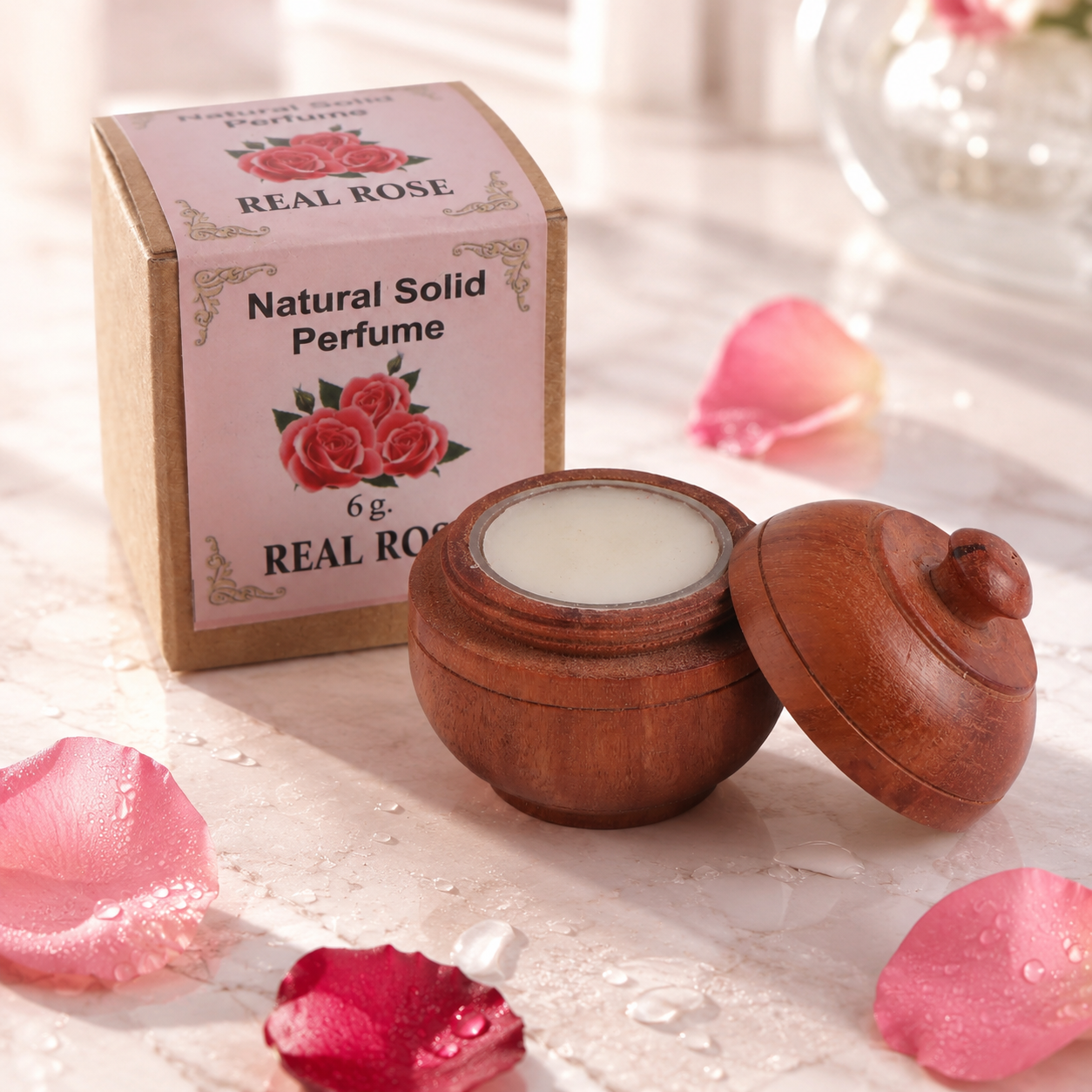 REAL ROSE - SOLID PERFUMES ( FLORAL FRAGRANCE ) - Jain Super Store