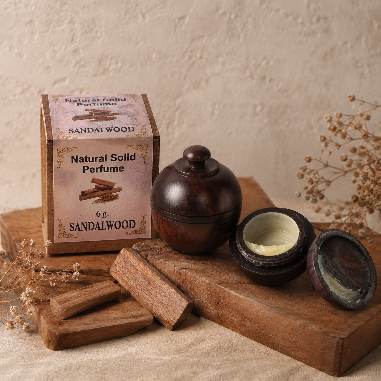 SANDAL WOOD - SOLID PERFUMES - Jain Super Store