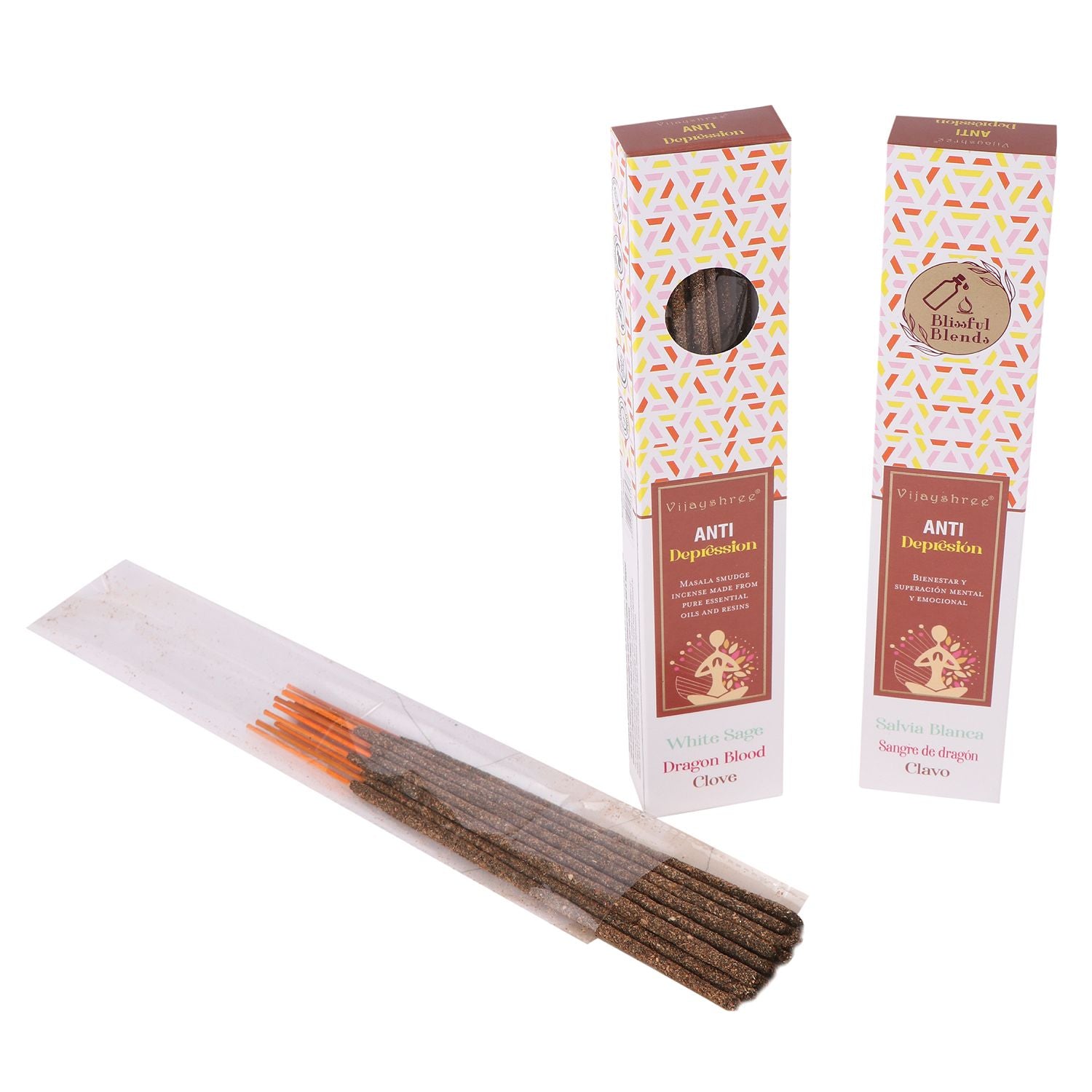 VIJAYSHREE ANTI DEPRESSION INCENSE STICKS Jain Super Store