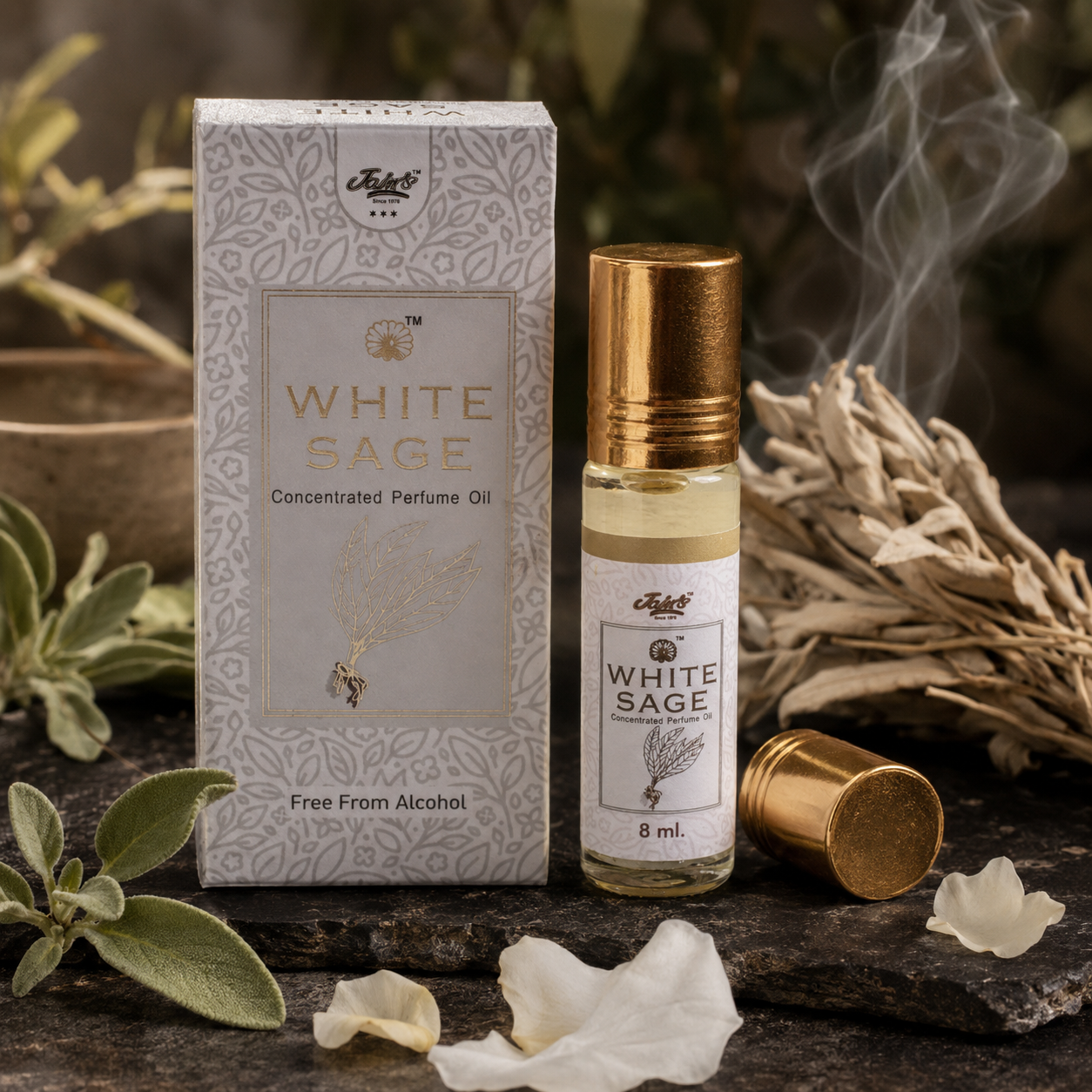 White Sage Roll on Perfume - Jain Super Store