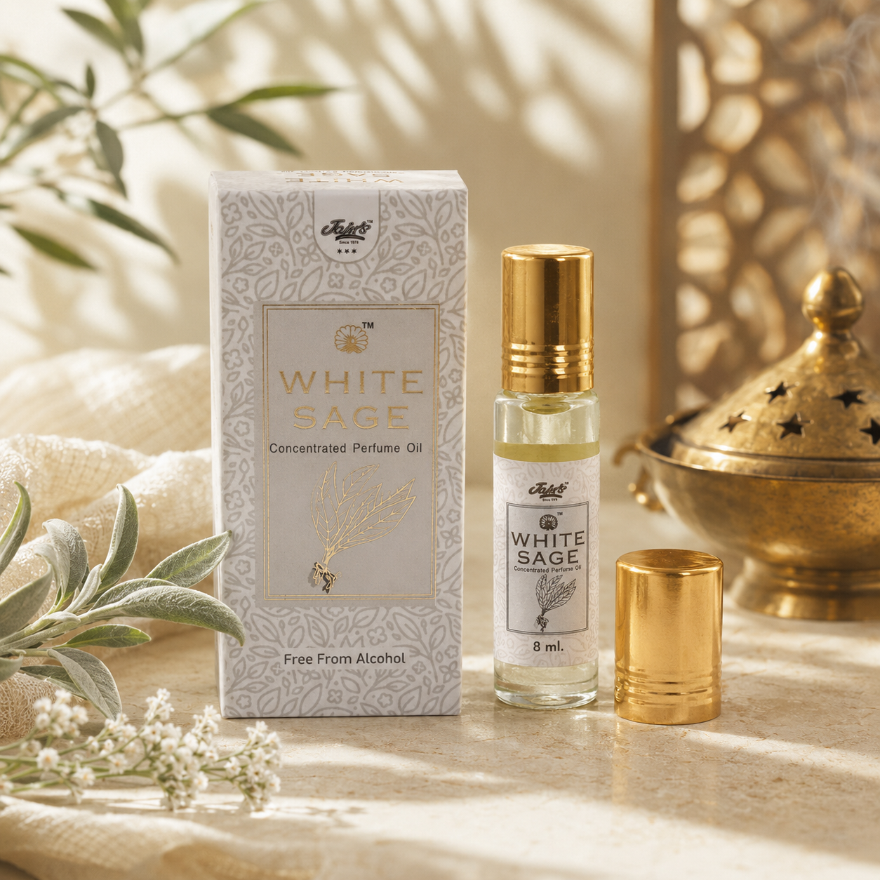 White Sage Roll on Perfume - Jain Super Store