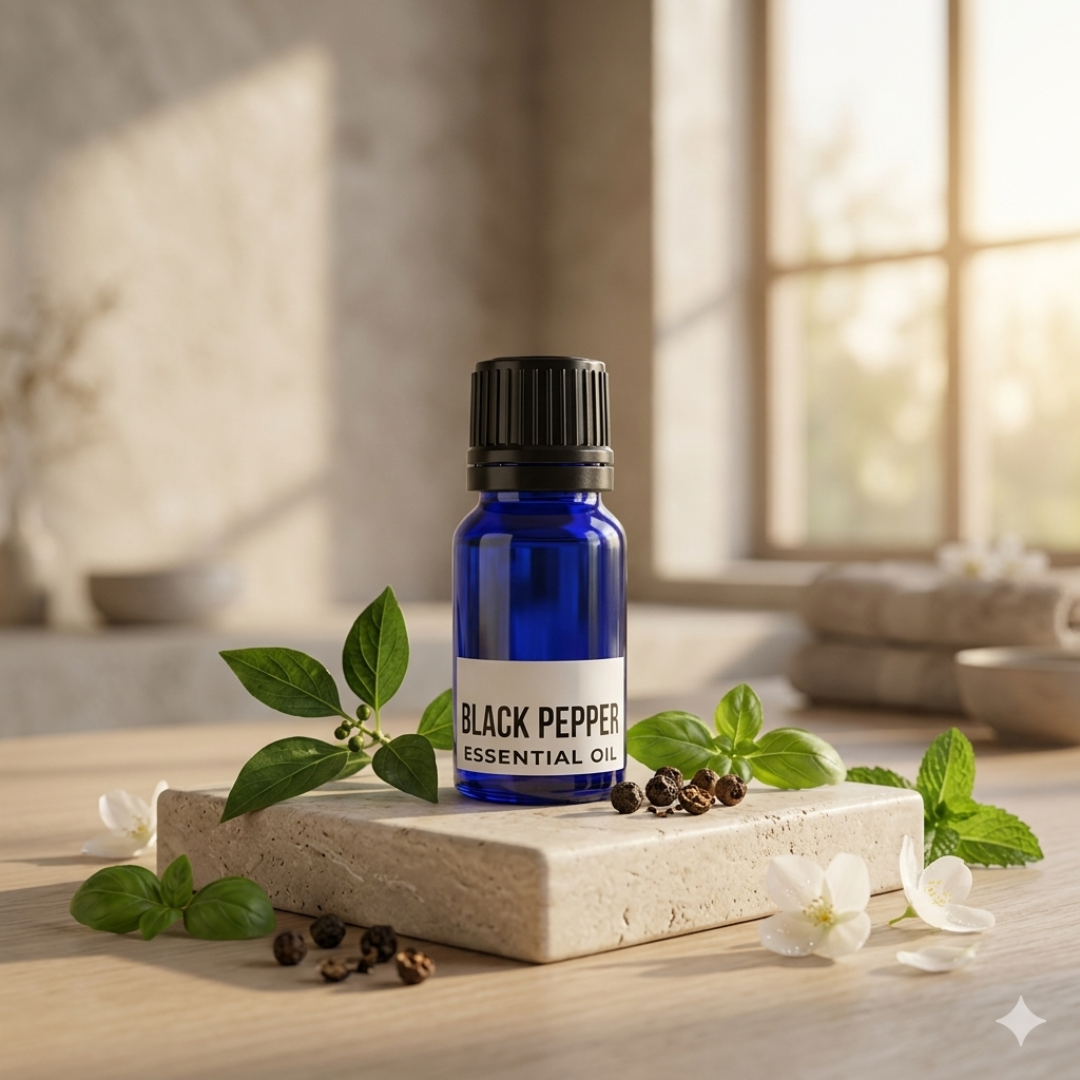 Black Pepper Essential  OIL 10 ML - Jain Super Store