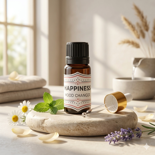HAPPINESS  ( PURE ESSENTIAL OIL BLEND ) 10 ML WITH DROPPER