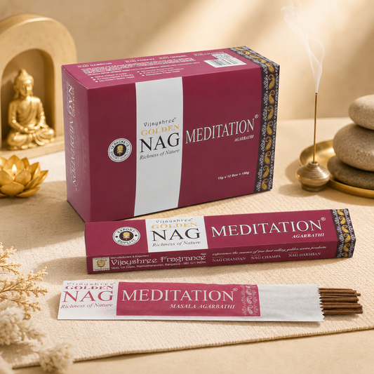 Golden Nag Meditation 15 Gm Dozen Box