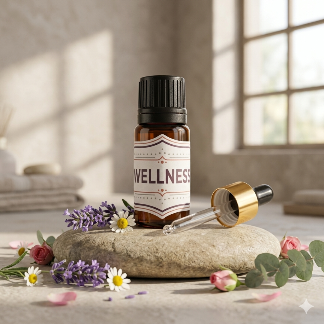 WELLNESS  ( PURE ESSENTIAL OIL BLEND ) 10 ML WITH DROPPER - Jain Super Store