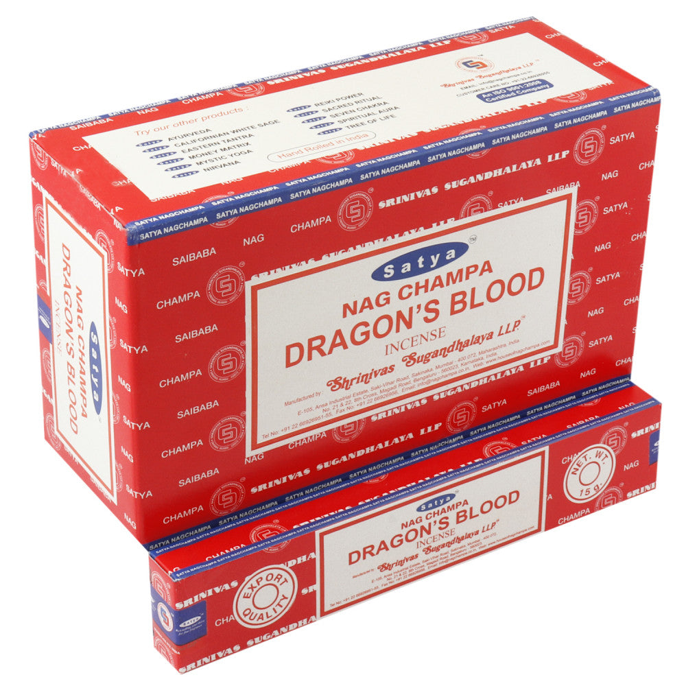 Satya Dragon's Blood 15 Gm Dozen Box