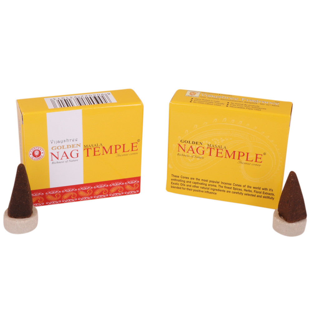 Golden Nag Temple Cone Dozen Box