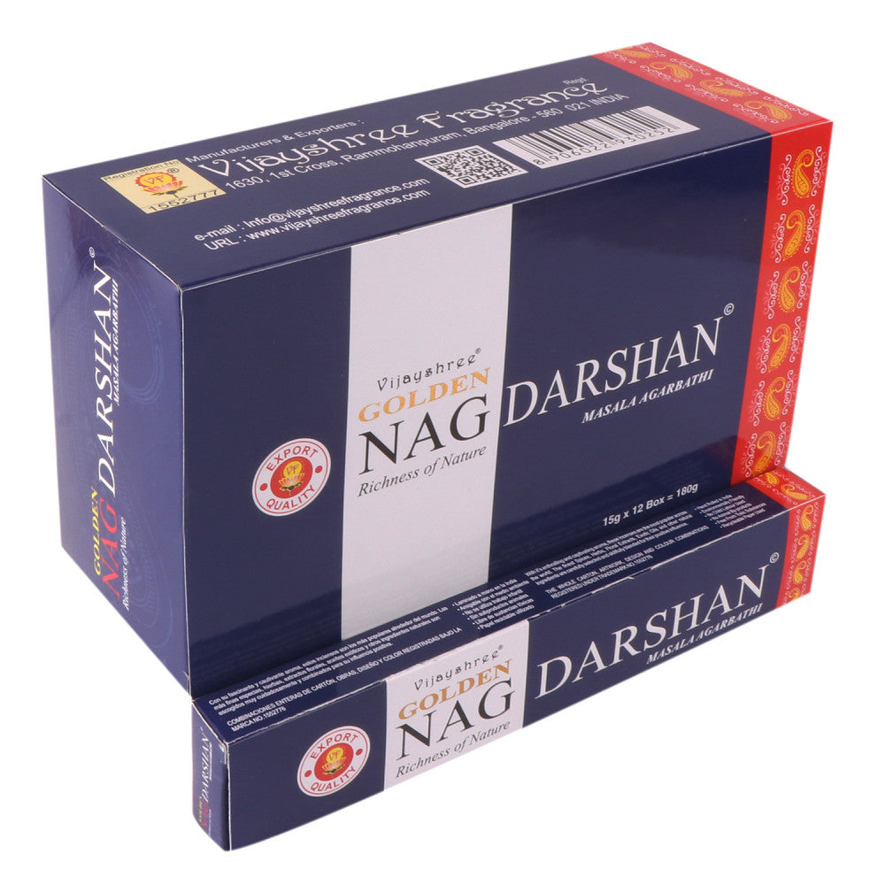 Golden Nag Darshan 15 Gm Dozen Box