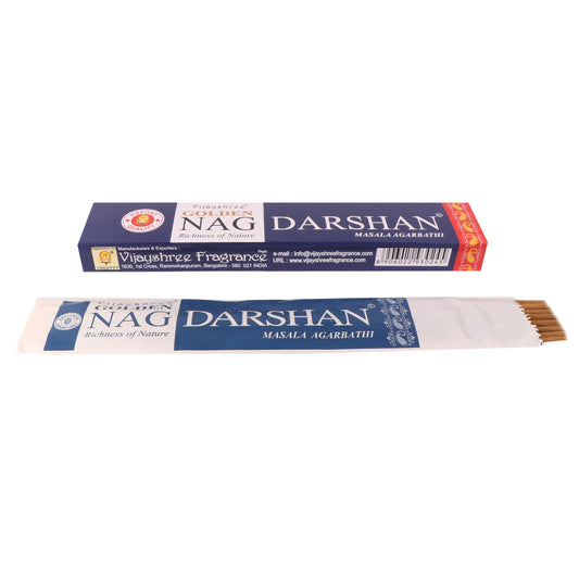 Golden Nag Darshan 15 Gm (15 Stick) Pack