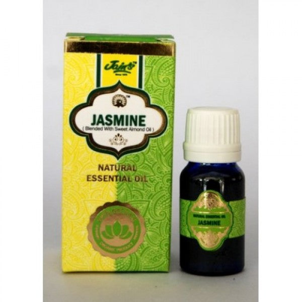 Jasmine Oil ( Blended With Sweet Almond Oil ) 10 Ml - Jain Super Store
