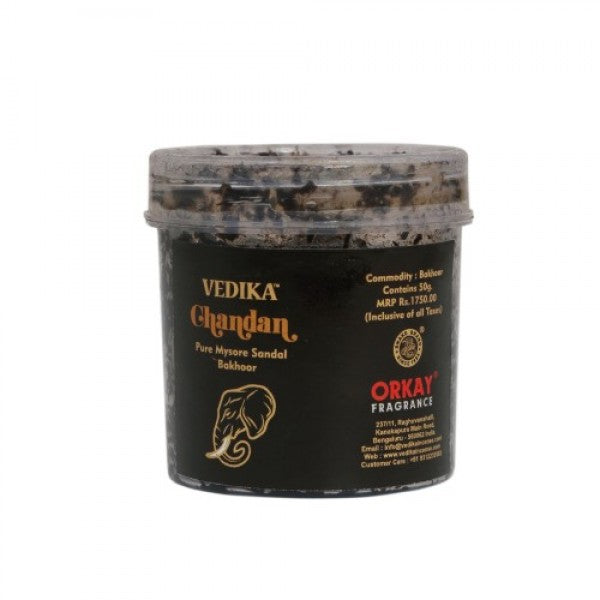 Vedika Chandan Bakhoor 50 Gms - Jain Super Store
